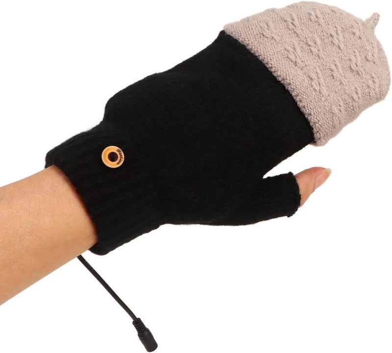 woobles USB Heated Gloves, Heated Gloves, Hand Warming Gloves, Washable for Skiing and Horseback Riding - Image 3